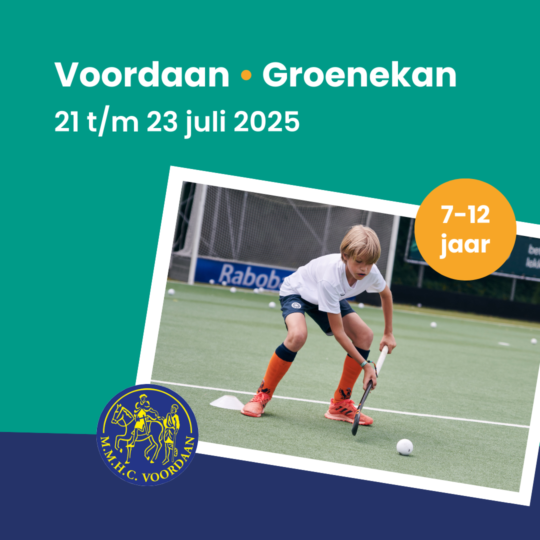 3-daags hockeykamp juli Voordaan