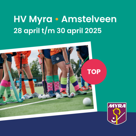 3-daags Tophockeykamp april Myra