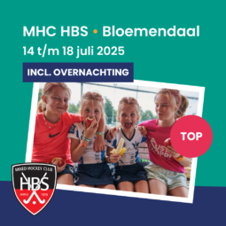 5-daags Tophockeykamp incl. overnachting juli HBS (ma 14-vr 18)