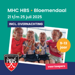 5-daags keeperskamp juli HBS incl. overnachting (ma 21-vr 25)