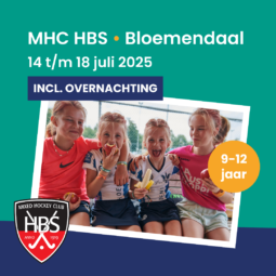 5-daags hockeykamp juli HBS incl. overnachting (ma 14-vr 18)